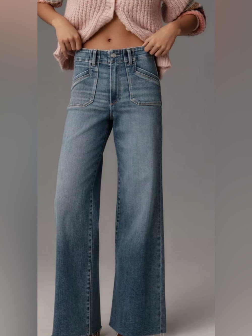 PAIGE Anessa Wide Leg Jeans - Picture 3 of 8